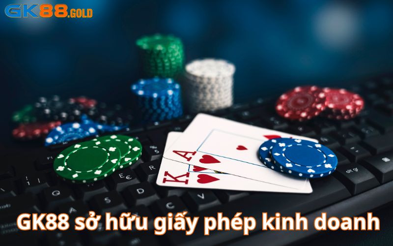 Gk88 sở hữu nhiều giấy phép kinh doanh 